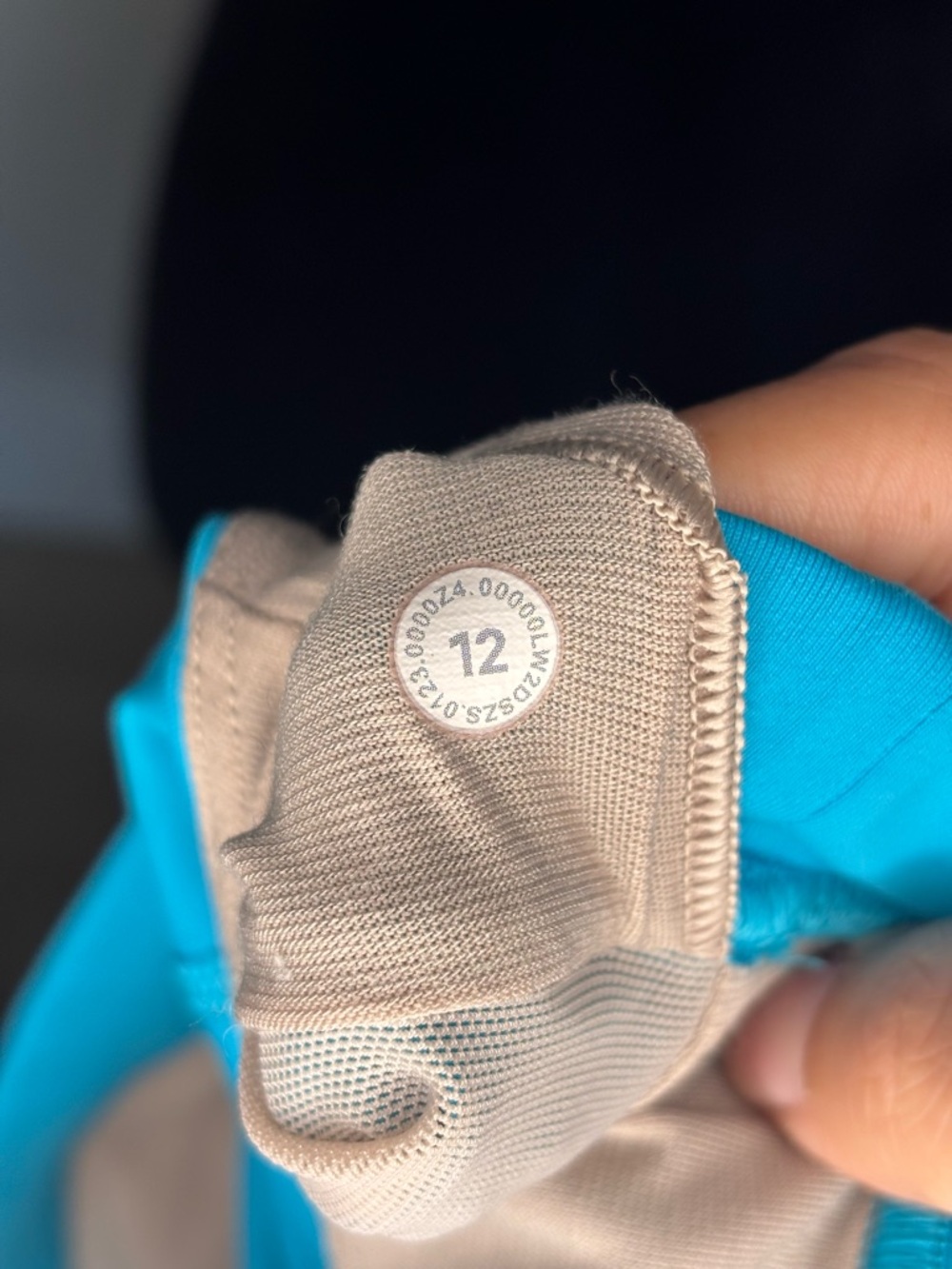 lululemon athletica Teal Scoop-Neck Sports Bra Size 12 - Picture 6 of 6